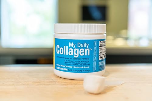 Miniatura 3 de My Daily Collagen: Polvo de péptidos de colágeno con vitamina C para apoyo articular, perfecto para rodillas doloridas, manos doloridas y hombros