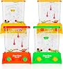 Gejoy 4 Pieces Water Games Handheld Easter Basket Stuffers for Kid Water Ring Toss Handheld Game Mini Retro Pastime Car Toys Fidget Autism Toys for Easter Children Boys Girls Birthday(Chic Style)