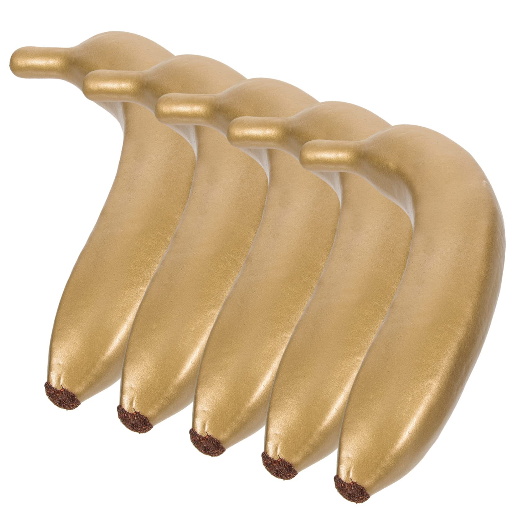 PRETYZOOM 25pièces Faux Bananes Décoratives Mousse Décoration De Fête Accessoires De Photographie Et Décor De Cuisine Lifelike