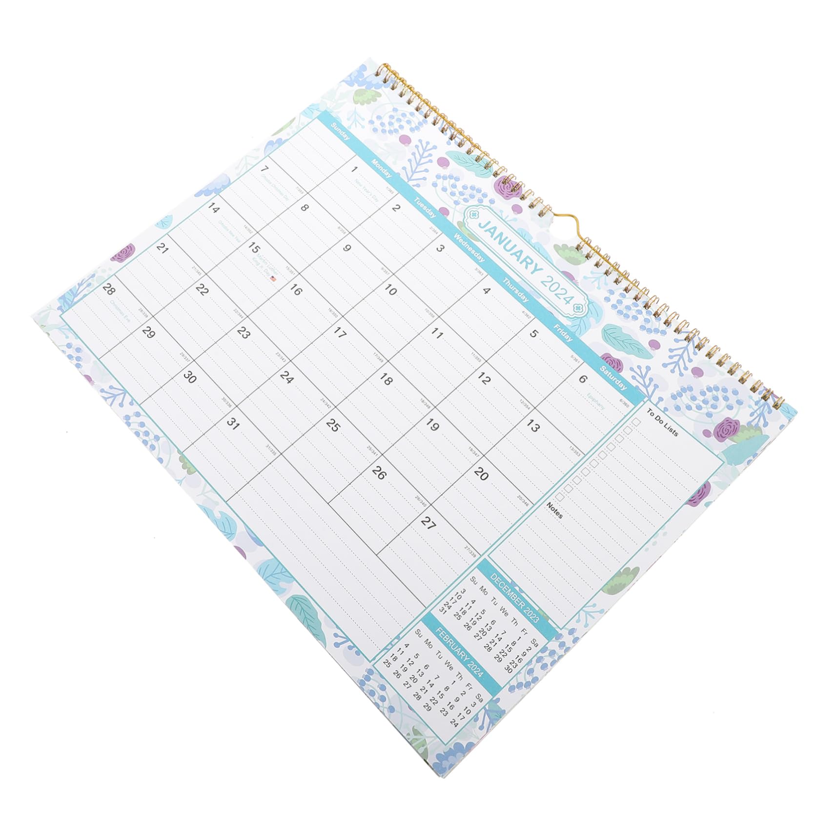SEWACC 4stücke Englischer Wandkalender Monate Minimalistisches Design Für Büro Und Zuhause Mit Platz Für Persönliche Notizen Und Amerikanische Feiertage