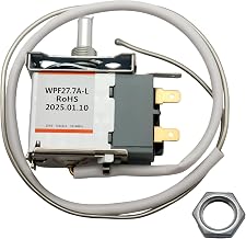 WR50X10085 Freezer Thermostat Fits for GE&Haier Chest Freezer,WPF27.7A-L Temperature Control Fits for Mini Fridge,Compatible with 1477823,AP4344994,PS2323338,EAP2323338