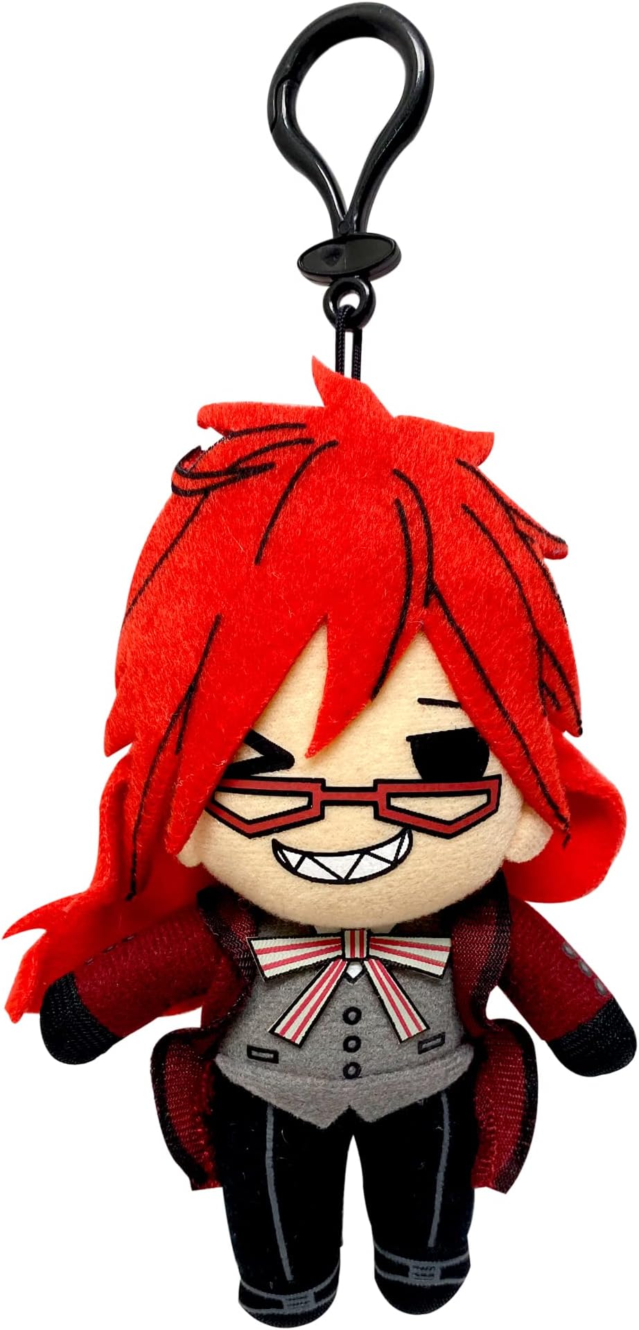 Black Butler 3'' Plush Key Chain - Grell