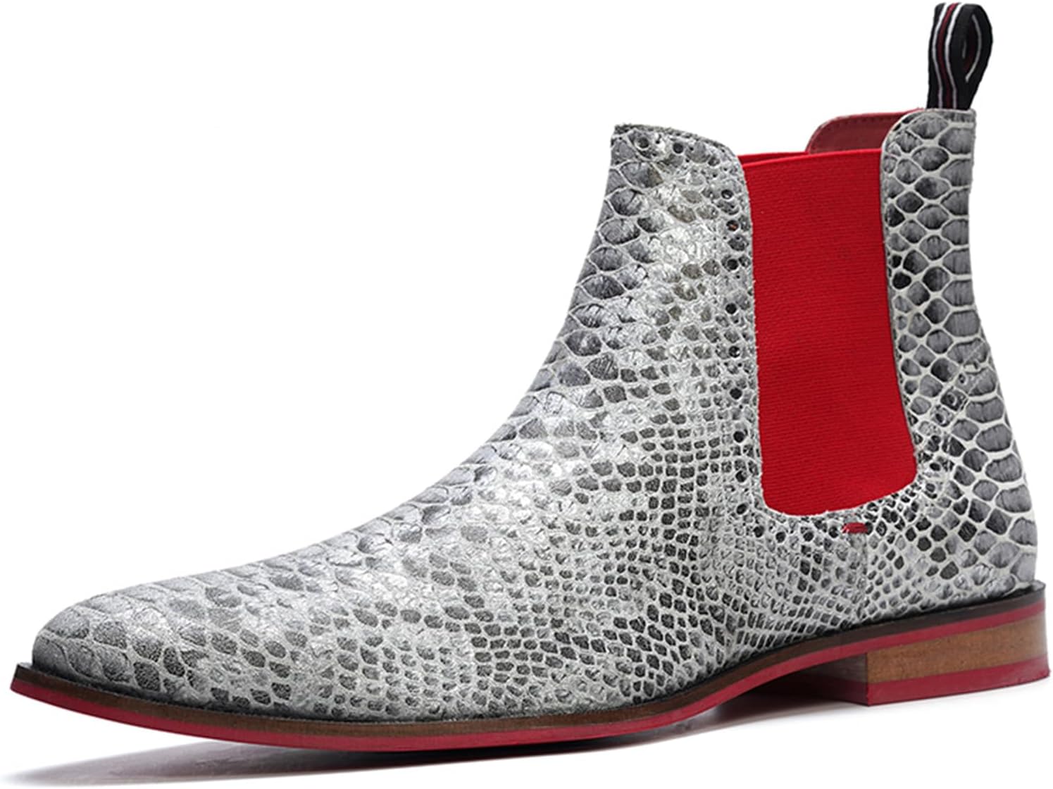 Carlos Santana Mantra Chelsea Boots Men | Leather Mens Boots | Slip On Boots For Men | Fully Leather Lined | Comfort Footbed