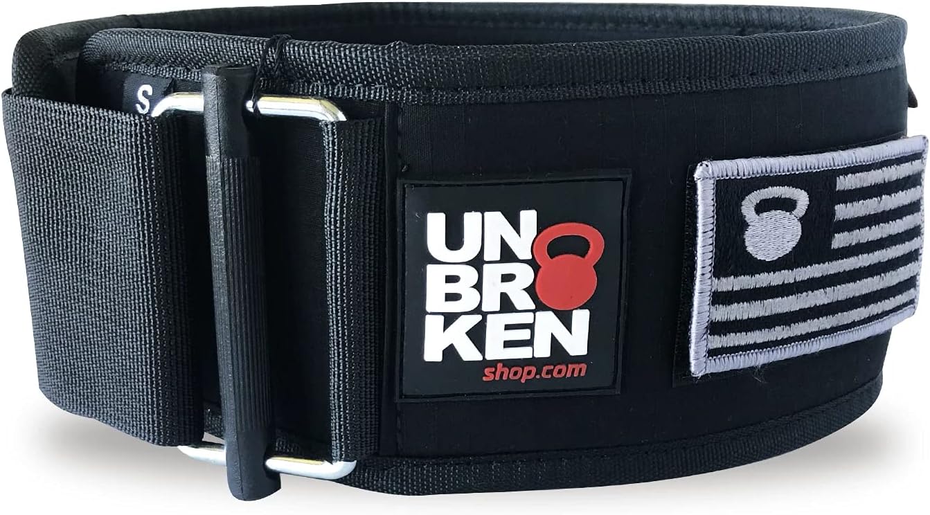 Cross Fitness Belt, WOD and Weight Lifting, Ripstop Nylon exterior compare Rogue