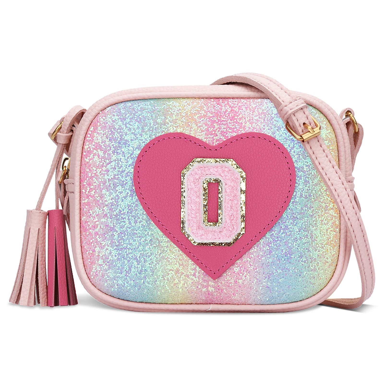 KKXIU Gifts for 3 4 5 6 7 8 Year Old Girls Initial Toddler Purse