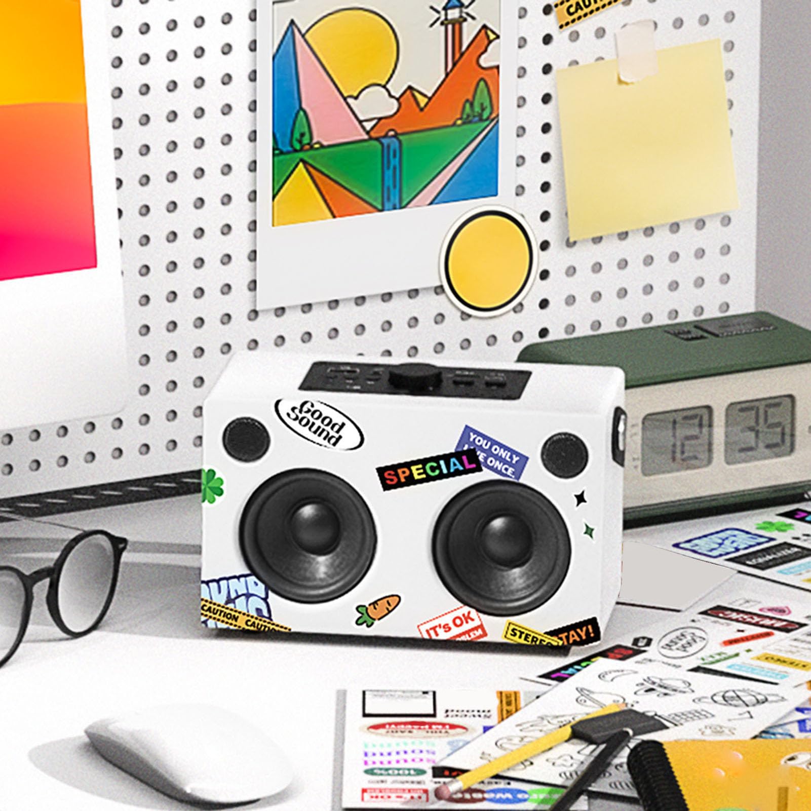 CHICIRIS Mini Enceinte Bluetooth avec Technologie, Haut-Parleur Portable