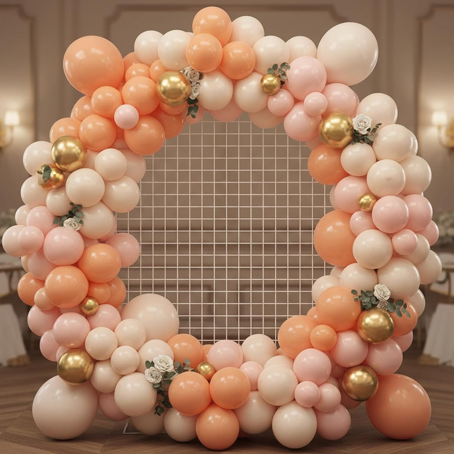  Peach Balloon Arch Kit Different Sizes Pastel Orange Balloons 129pcs | Coral Balloons 18 12 10 5 Inch Balloon Garland Kit for Wedding Bridal Shower Engagements Anniversary Baby Shower Birthday thumbnail