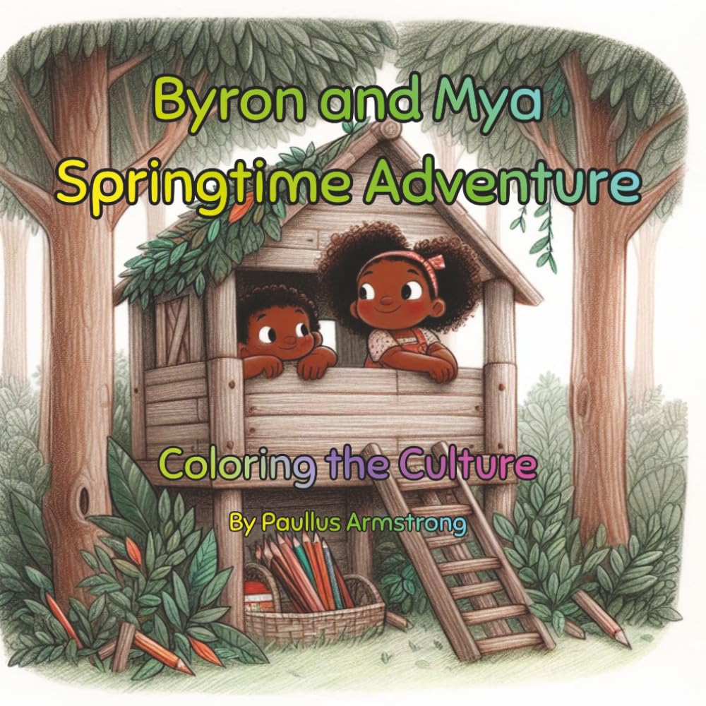 Byron and Mya Springtime Adventure: Coloring the Culture