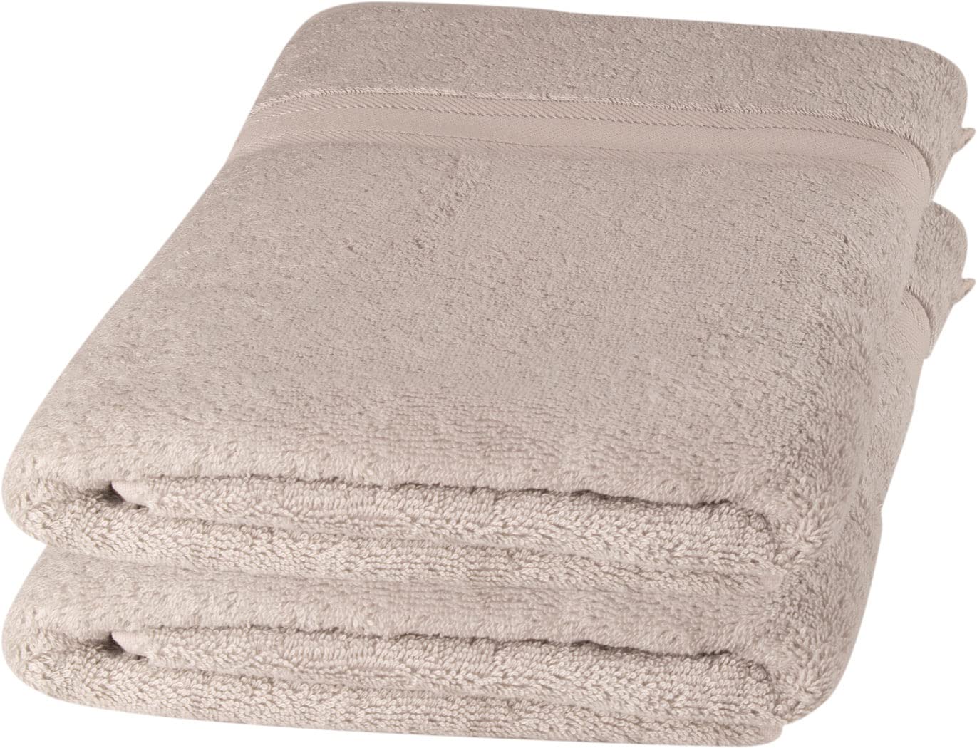 gigando Bambus Luxus Badetuch und Duschtuch (70 x 140 cm) aus Bambus-Viskose  und Baumwolle, unvergleichlich weich und sanft auf der Haut, saugstark und  schnell trocknend, 2 Stck, hellgrau : Amazon.de: Kche, Haushalt