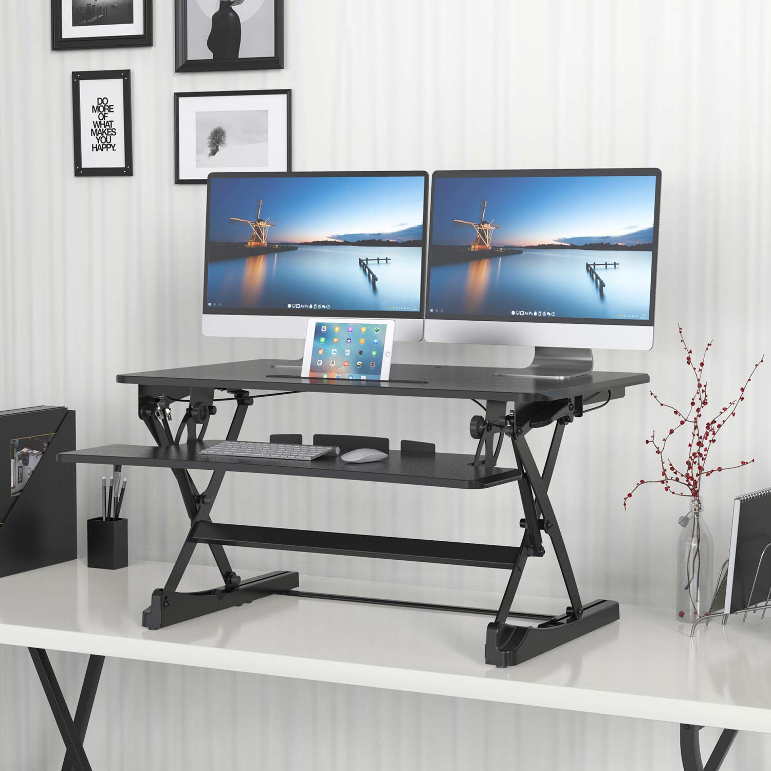 GPACK PRO Desktop Standing Desk Converter SitToStand Work Desk