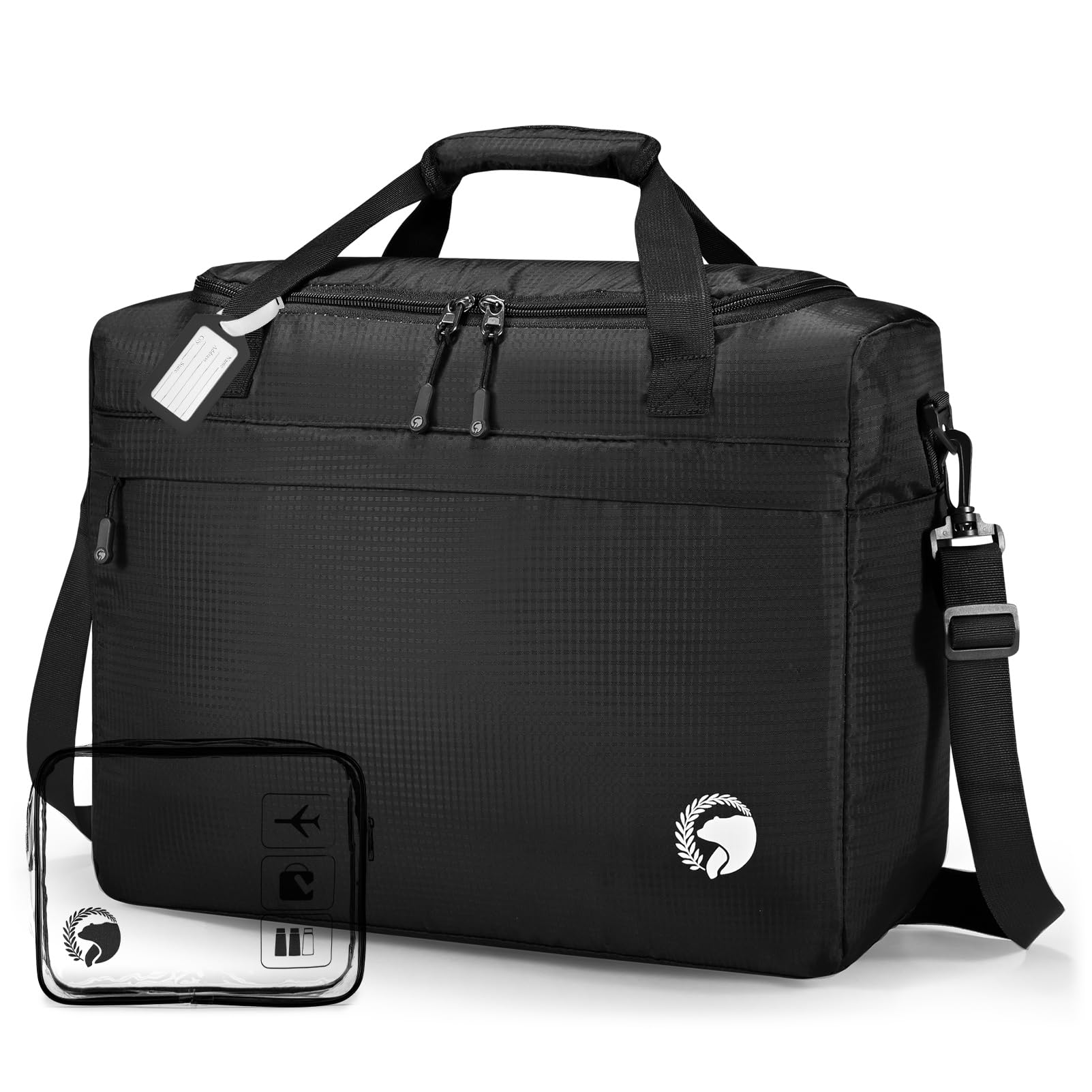 BAGZY 6x13x17 inch Personal Item Bag Lightweight Weekender Bags 40x30x15cm Personal Item Bag Carry on Luggage for Airplanes image 7