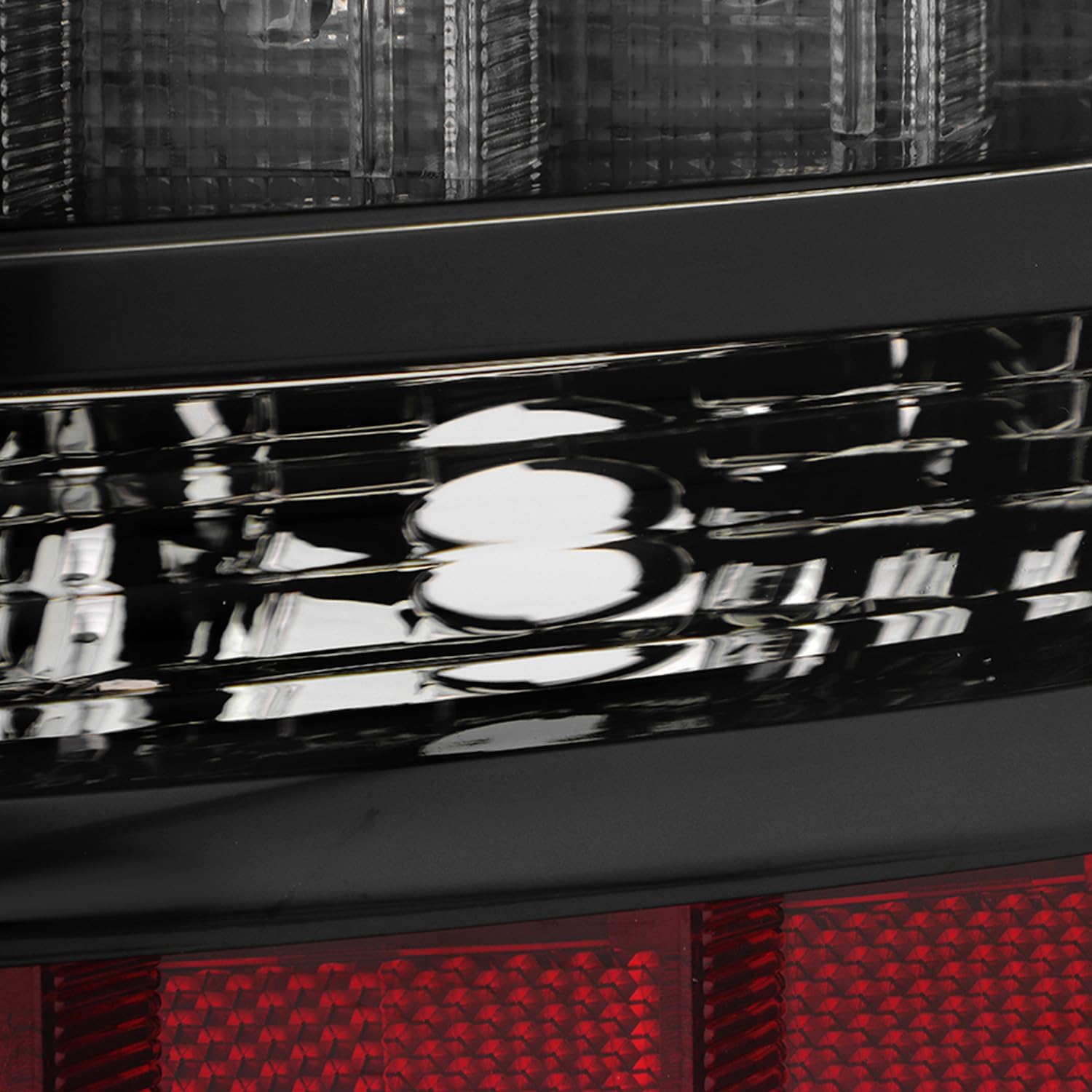 AKKON - Fit 2014-2020 Toyota 4Runner [Halogen Type] Chrome Red Tail Lights Brake Lamp Pair Driver+Passenger w/LED Signal