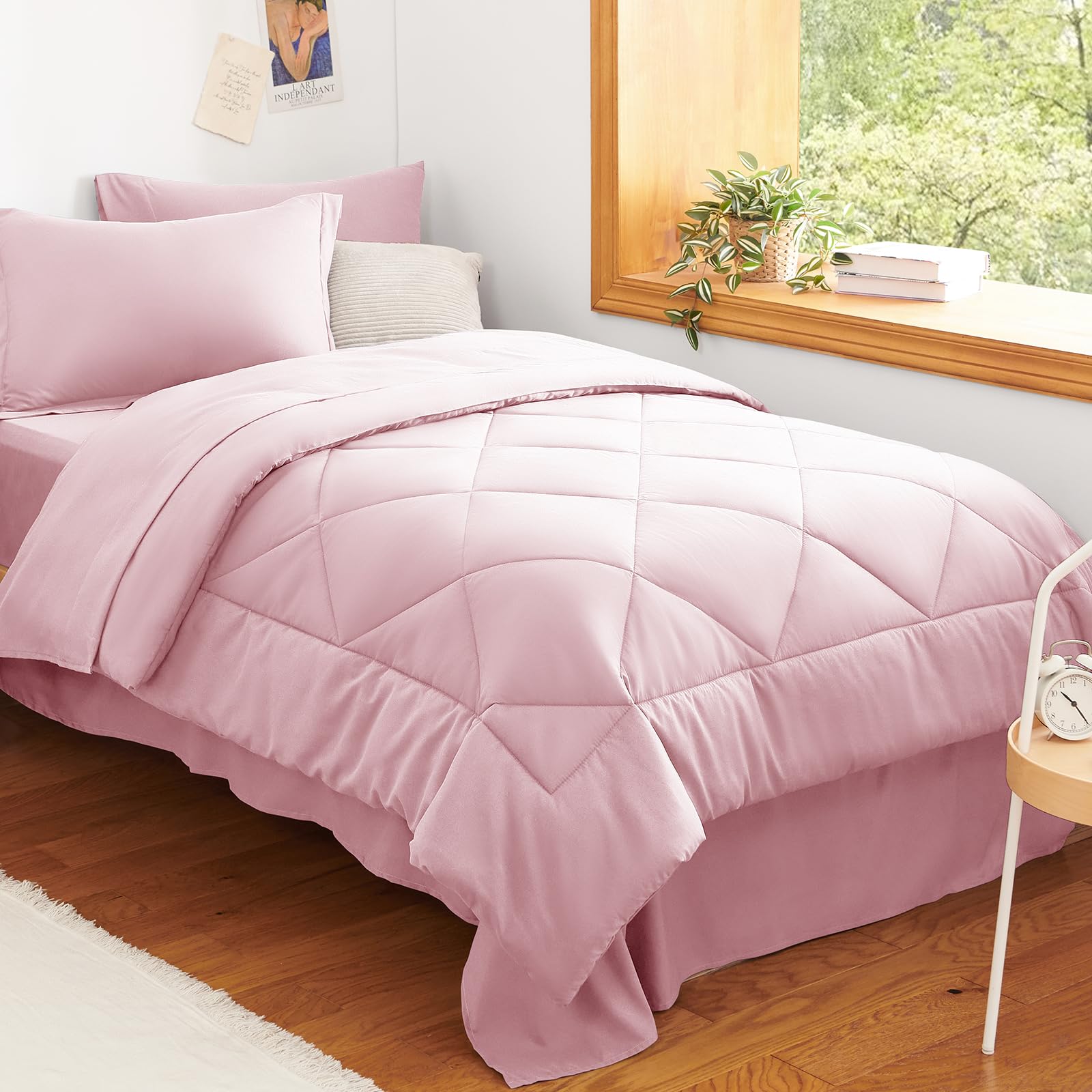 CozyLux Twin XL Comforter Set with Sheets