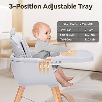 Amazon.com : CoziBB 4-in-1 Baby High Chair, Convertible Easy