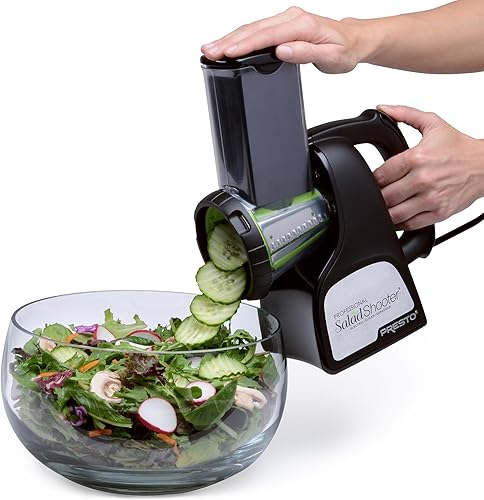 Presto 02970Pro SaladShooter rebanadoratrituradora Blanco