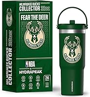 Vista 12 de Hydrapeak x Vaso de acero inoxidable con licencia oficial de la NBA de Boston Celtics de 32 onzas con asa y tapa con popote, botella de agua a