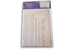 Declaration of Independence and Bill of Rights Poster Set for Classroom History Education