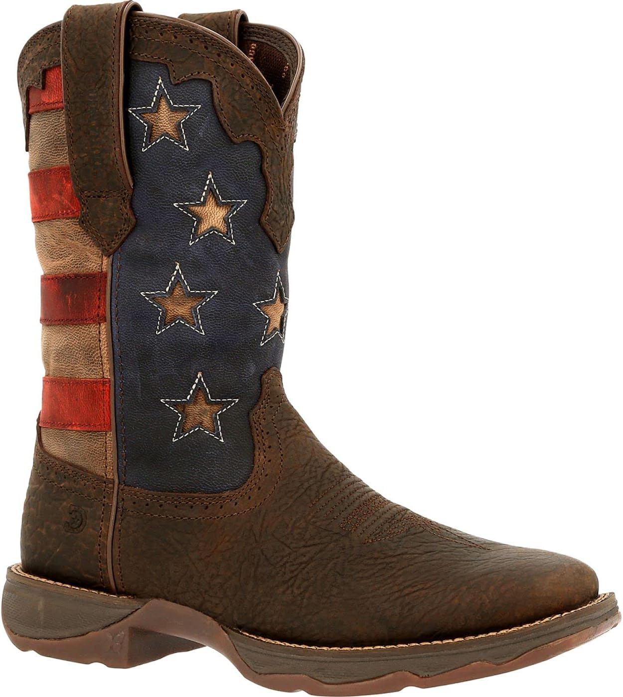 Durango Lady Women's Vintage Flag Western Boot Size 11(M)
