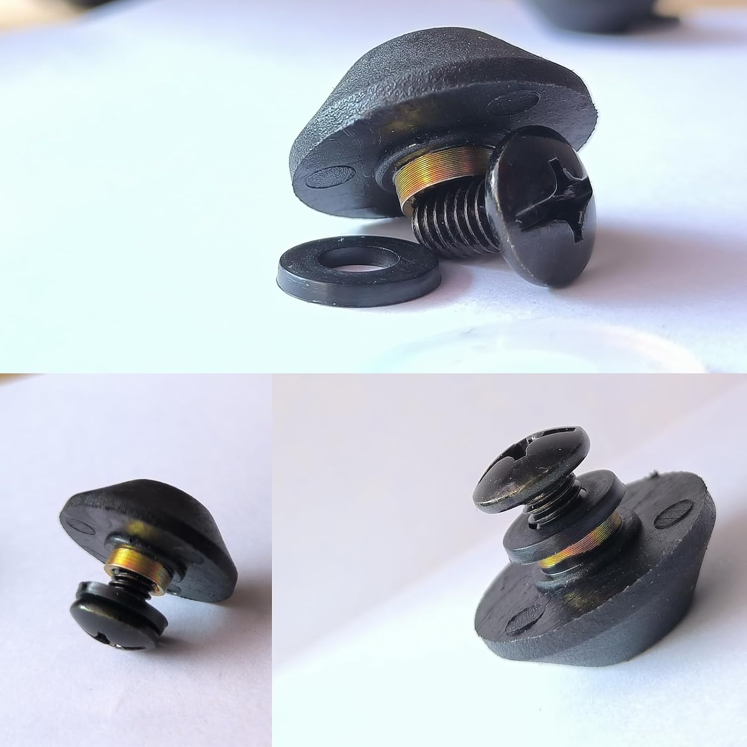 Rear Windows Latch Bolt Nut Screws Compatible for Toyota Sienna GSL ASL 2003-2017 Year with Cab Back Row Glass Screws-2PCS