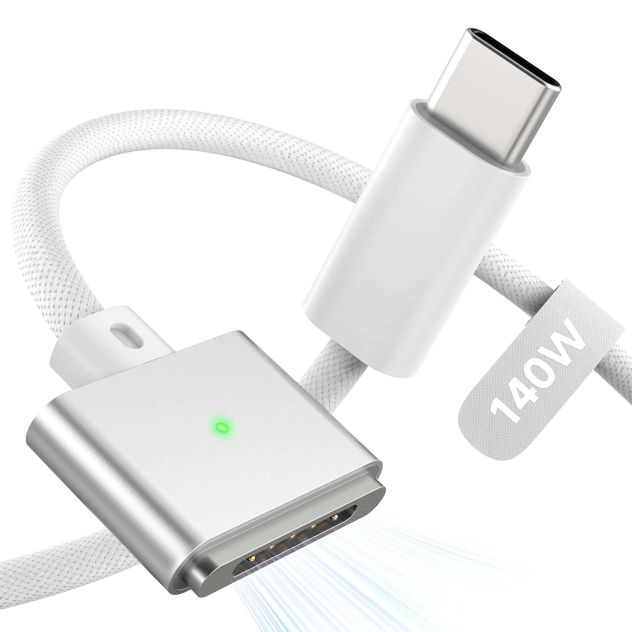Photo 1 of LUCMO Magnetic 3 Cable 6.6 FT for M5/M4/M3/M2 MacBook Air Pro Charger