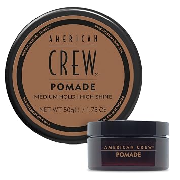 American Crew Mens Hair Pomade OLD VERSION, Medium Hold with High Shine, 1.75 Oz Pack of 1