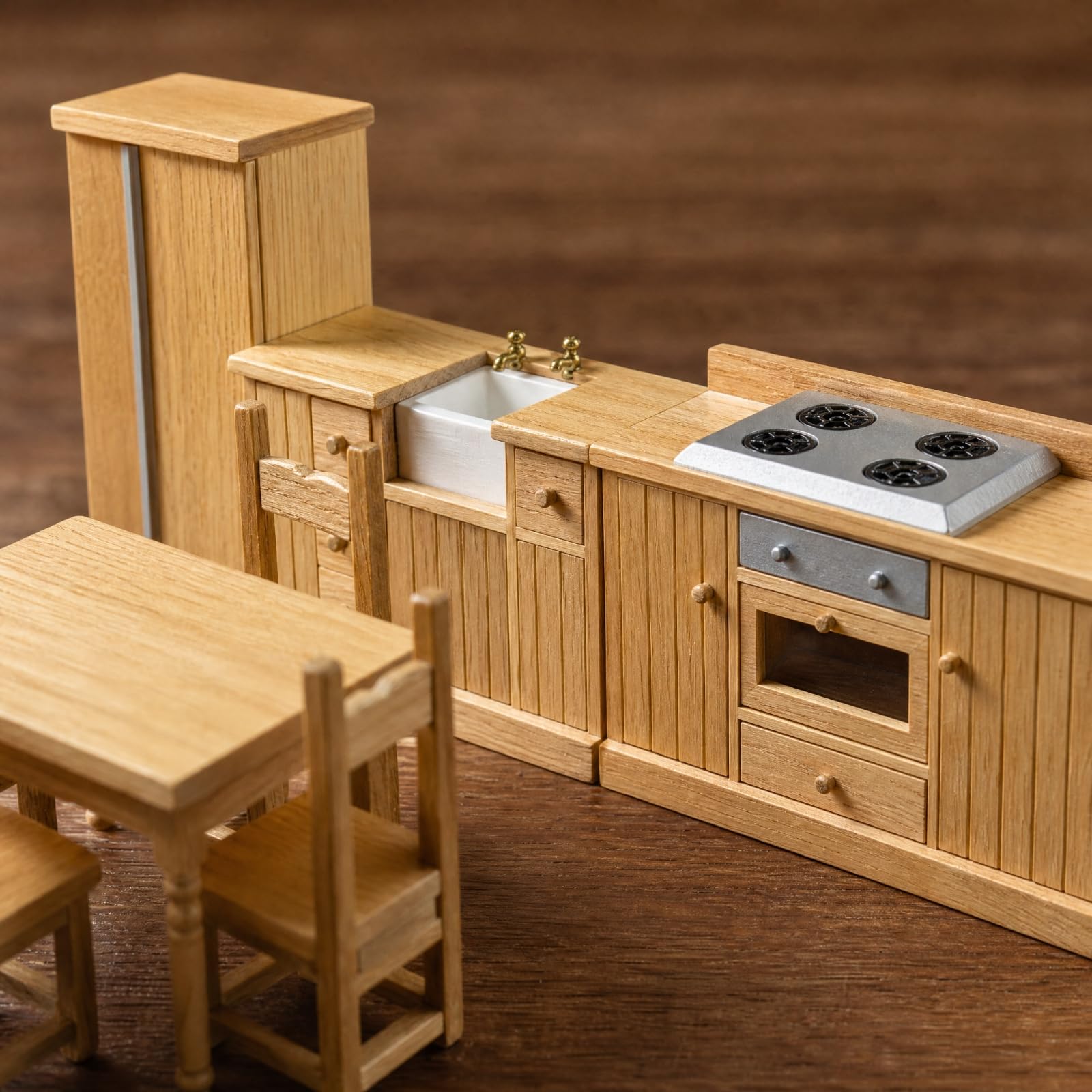 Modello di Mobili in 1:12 Decorativo in Miniatura Legno Sicuro
