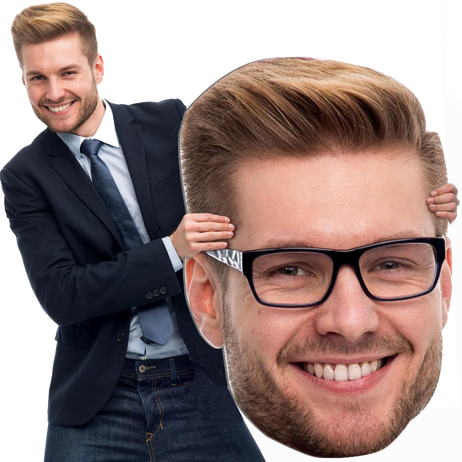 1 Pc, Custom Big Head Cutout | Fun Face Cardboard Cutout | Life Size face | Upload Your Photo - 2 ft