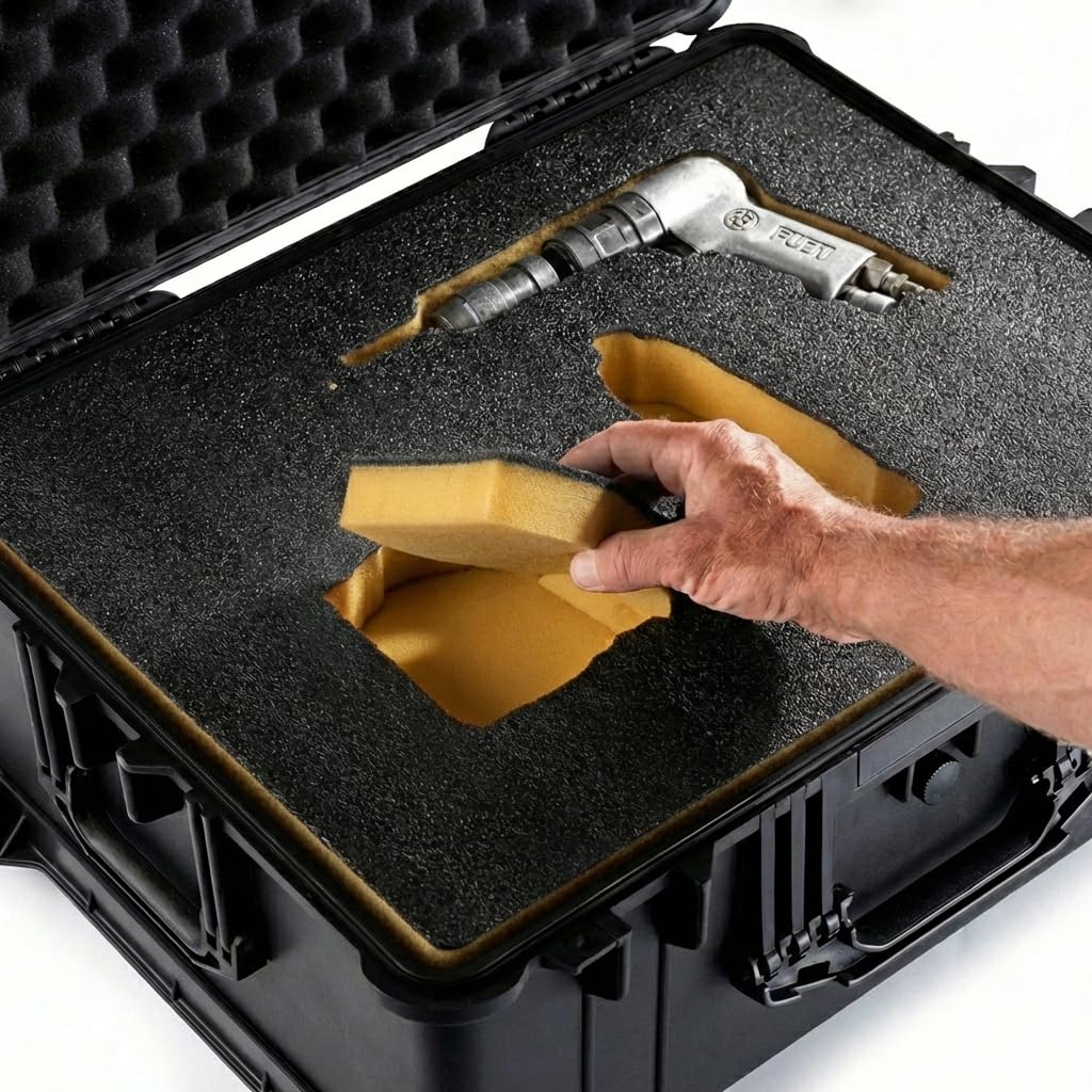 Espuma multicapa de 1200 x 800 mm, láminas de espuma personalizables de alta densidad para un embalaje seguro, protección y organización, ideal para cajas de herramientas y equipos sensibles