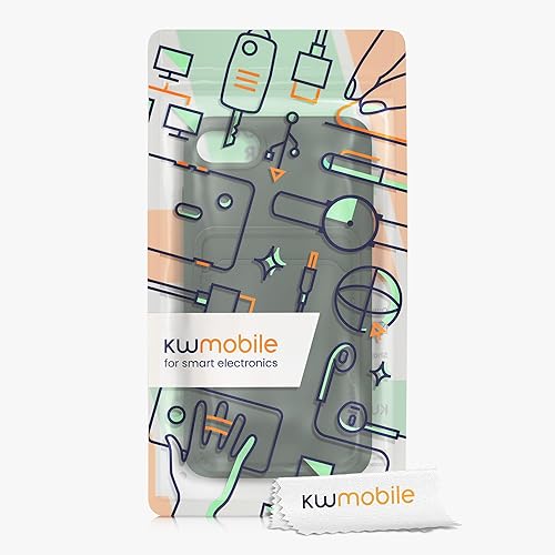 Miniatura 7 de kwmobile Funda compatible con Apple iPhone SE (2022)  iPhone SE (2020)  iPhone 8  iPhone 7 - Funda de TPU con tarjetero de crédito, color verde