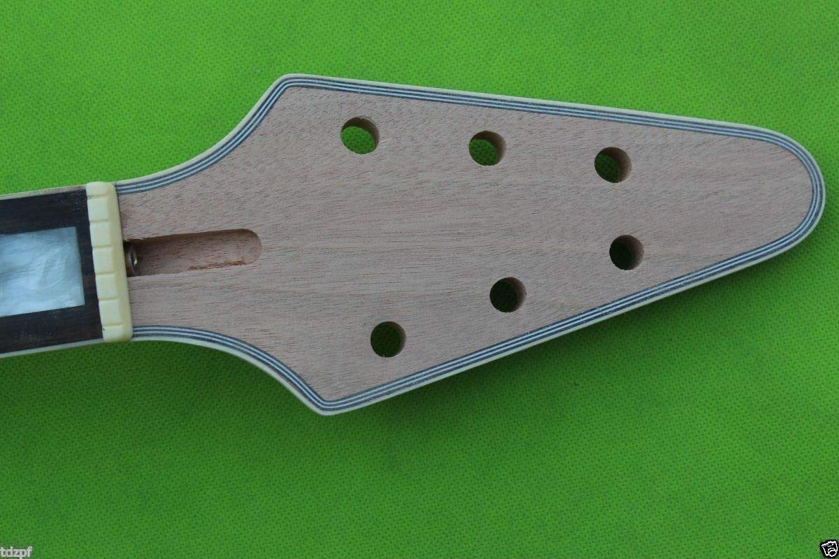 Yinfente Guitar Neck 22 fret 24.75 inch Electric Guitar Rosewood Guitar Fretboard Binding