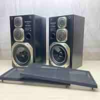 【希少動作品】 Technics 3way スピーカー ペア SB-D5000 Technics SB-D5000 Floor Standing Speakers Pair 3-Way Vintage