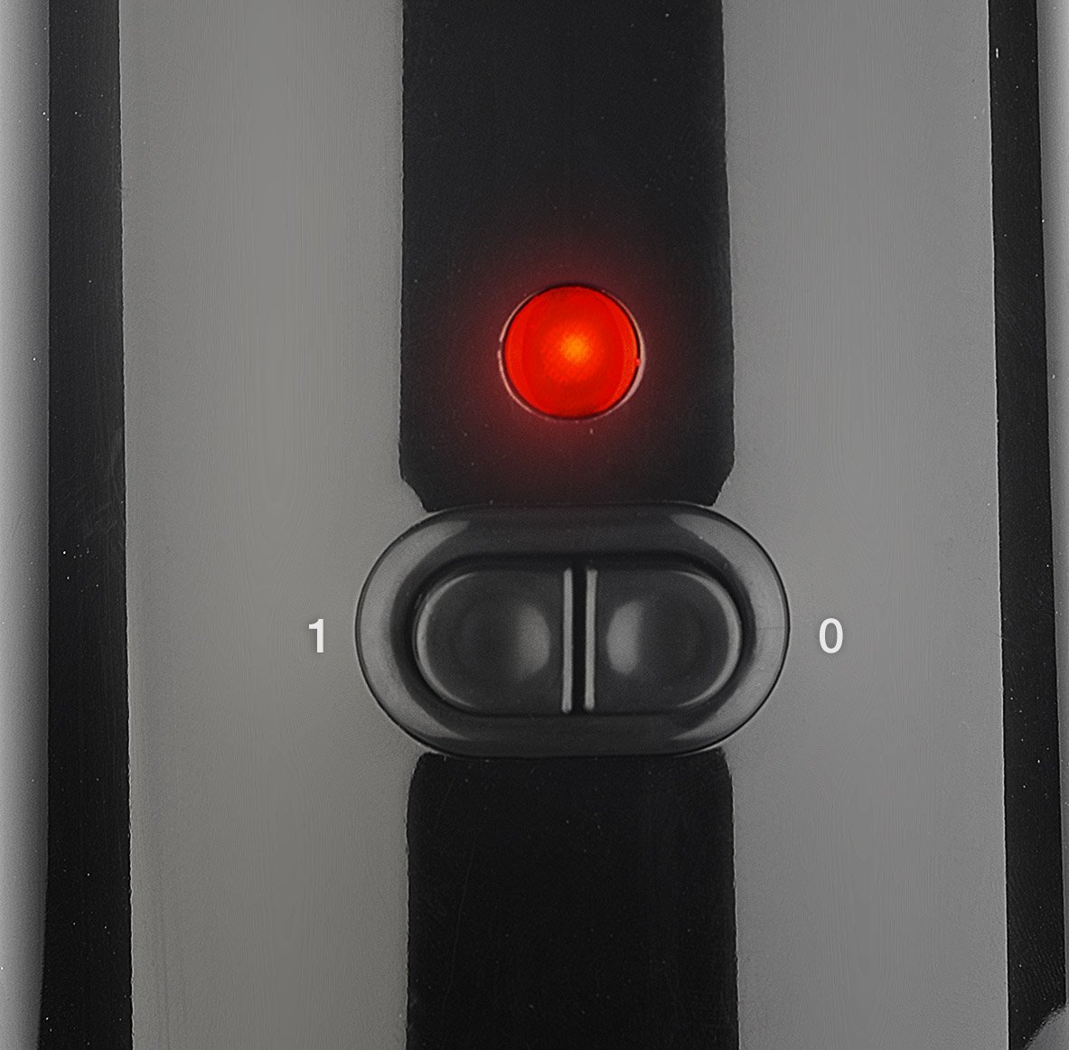 grossag Ein-Tassen-Automat in Schwarz | KA 8 / KA8.17 | entnehmbarer Permanenfilter | autom. Abschaltung | Betriebskontroll-Leuchte| inkl. Porzellantasse -150ml | Single Kaffeemaschine