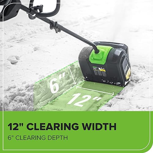 Miniatura 4 de Greenworks - Pala de nieve inalámbrica