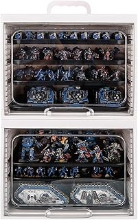 Jucoci Miniatures Storage Case Miniatures Transport Case (2 PCS Set)
