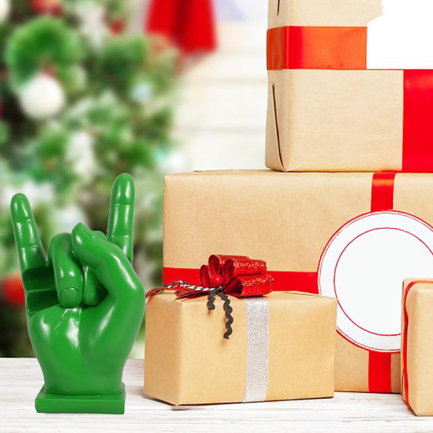 Porta Bacchette Batteria, Supporto Per Bacchette Per Batteria Rock, Espositore Per Bacchette Rock, Resine Supporto Per Batteria, Regalo Divertente Per Batteristi, Decorazione Domestica, Verde