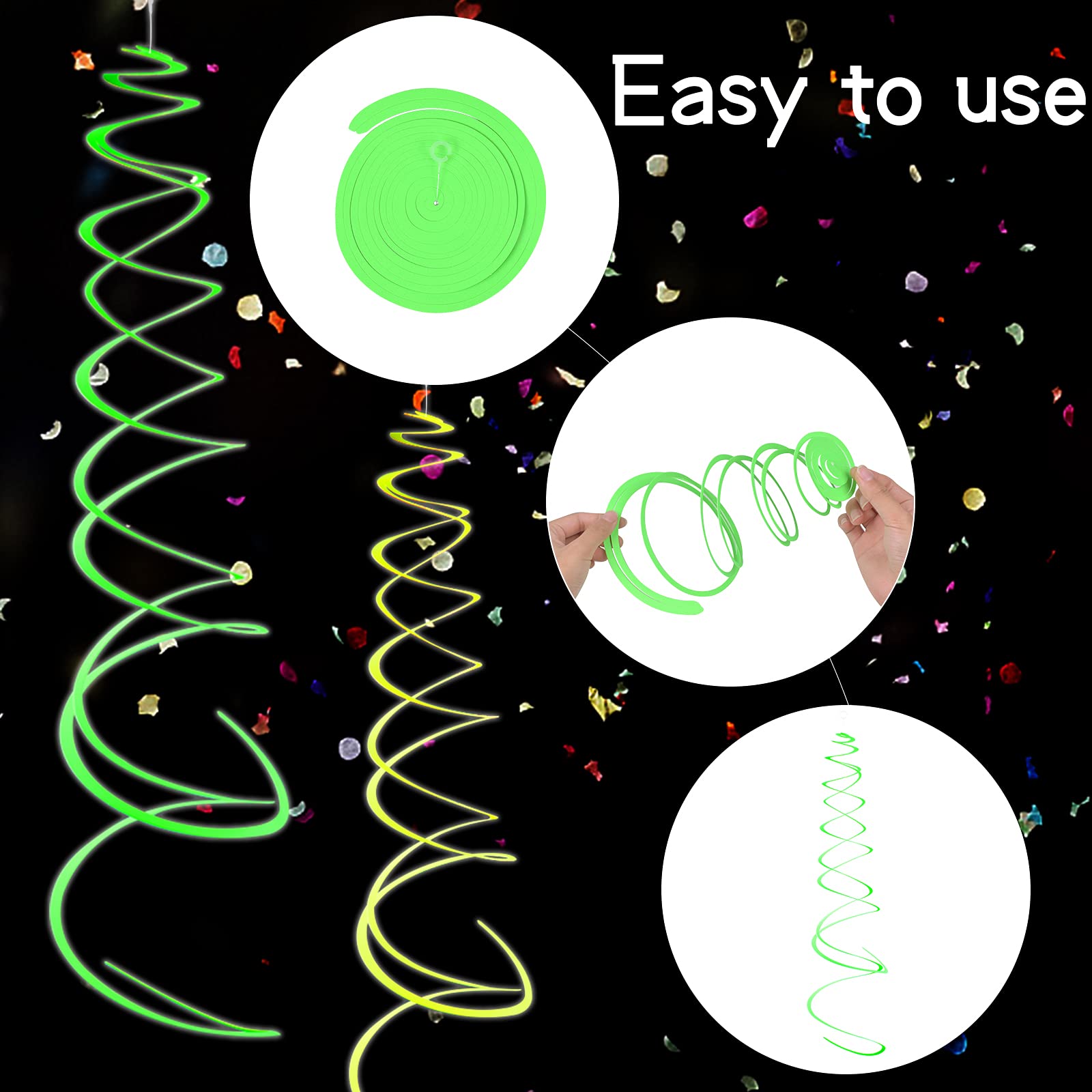 48 Stück Candyland Party Dekoration - Süße Spiralen & Lutscher Girlanden Für Kindergeburtstage