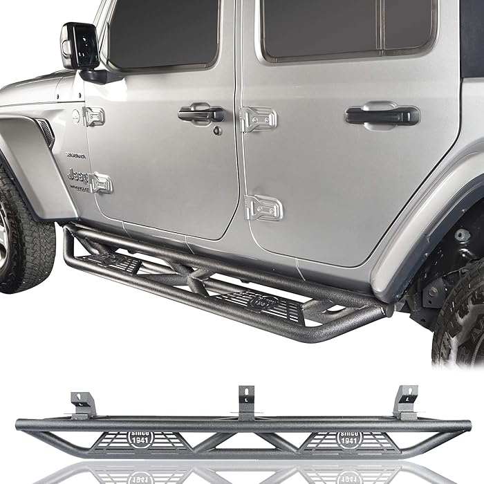 Buy Hooke Road Wrangler Drop Side Steps Nerf Bar Running Boards for
