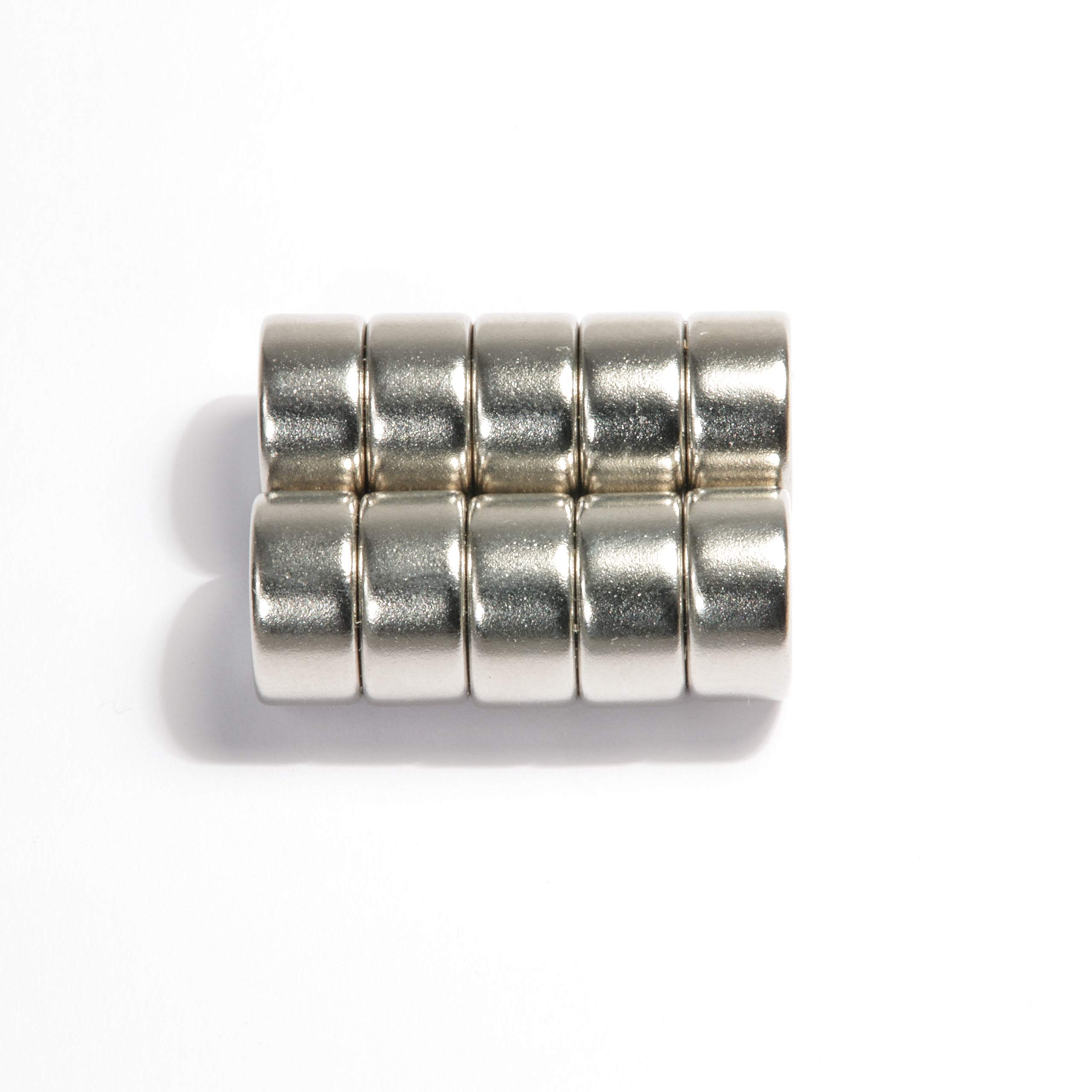Neodym Magnet Mini 10x5mm Für Magnettafel Pinnwand Kühlschrank Starker Scheiben Magnete - Whiteboard Flach Rund 10mm x 5mm - N52 Stark (50)
