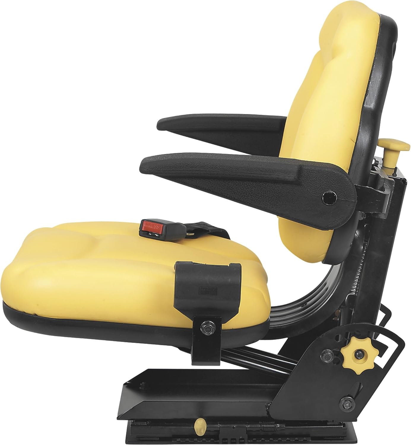 A & I Products Big Boy Suspension Tractor Seat - Yellow, Model Number BBS108YL