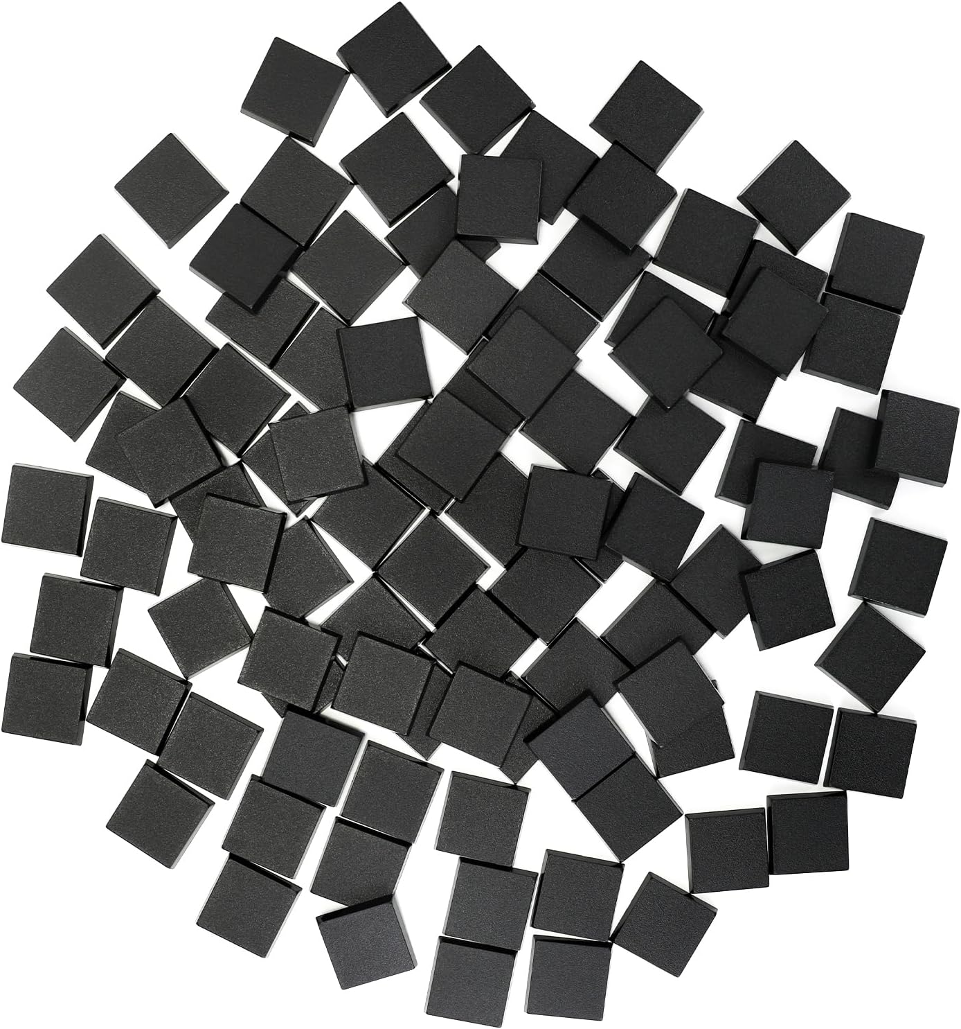 SIXPOINTS 60 Pieces Square Acrylic Miniature Bases, 50mm Model Bases Figure Display Stands Compatible with Gaming Miniatures or Wargames Role Playing Board Game Figure Toy (60PCS-Square-50mm/1.96 inch)