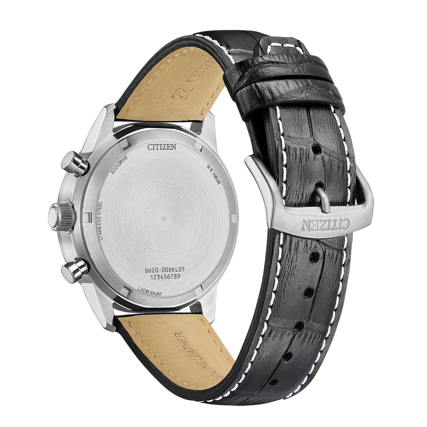 Citizen Eco-Drive Herrenuhr Edelstahl, Grün, 42 mm, CA4720-01X | Analog Chronograph | Kristallglas | 10 bar Wasserdicht | 270 Tage Gangreserve | Stoppuhr: Max. 60 Min, Datum