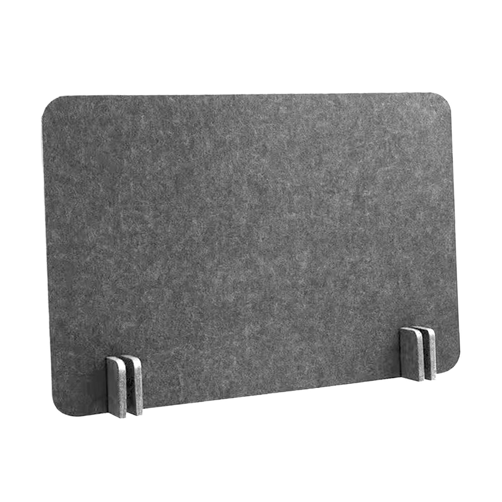 Divisor de Escritorio acústico con Patas de, Separador de Mesa Independiente, Panel de privacidad para aulas, escuelas y Estudios, Gris Oscuro 40x50 Cm