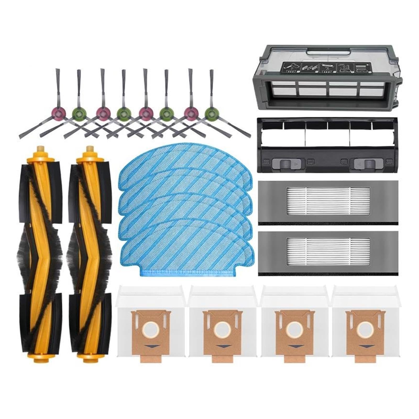 Replacement Robot Vacuum Accessories, Compatible with ECOVACS