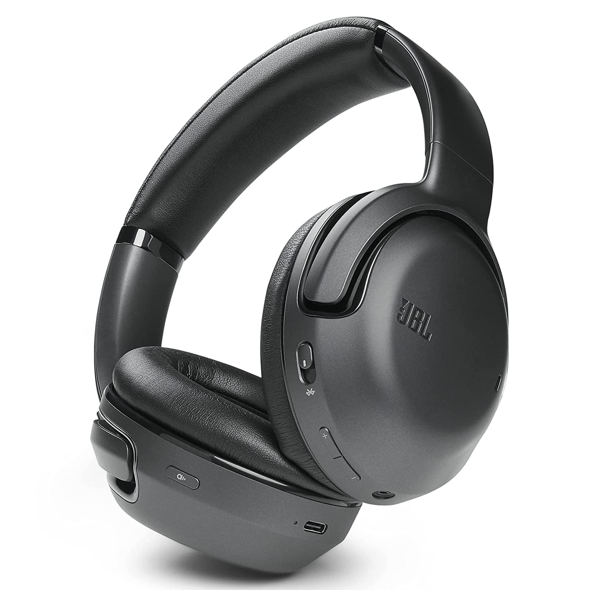 JBL Tour One, True Adaptive Noise Cancellation Bluetooth Over Ear Headphones, Hi-Res Certified, Pro Sound, Customize APP,4-Mic Technology for Pristine Calls,Upto 50Hrs Playtime & Built-in Alexa(Black)