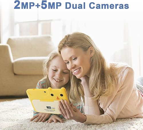 Miniatura 6 de C idea Tabletas para niños, 7 pulgadas Android 12, cámaras duales, almacenamiento grande de 32 GB, Iwawa preinstalado, control parental, tabletas