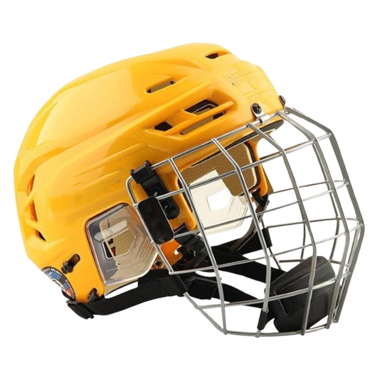 Colaxi Ice Hockey Player Helmet with Facemask Professional Exercise Competition Training Practice Equipment Ice Skate Helmet, XL