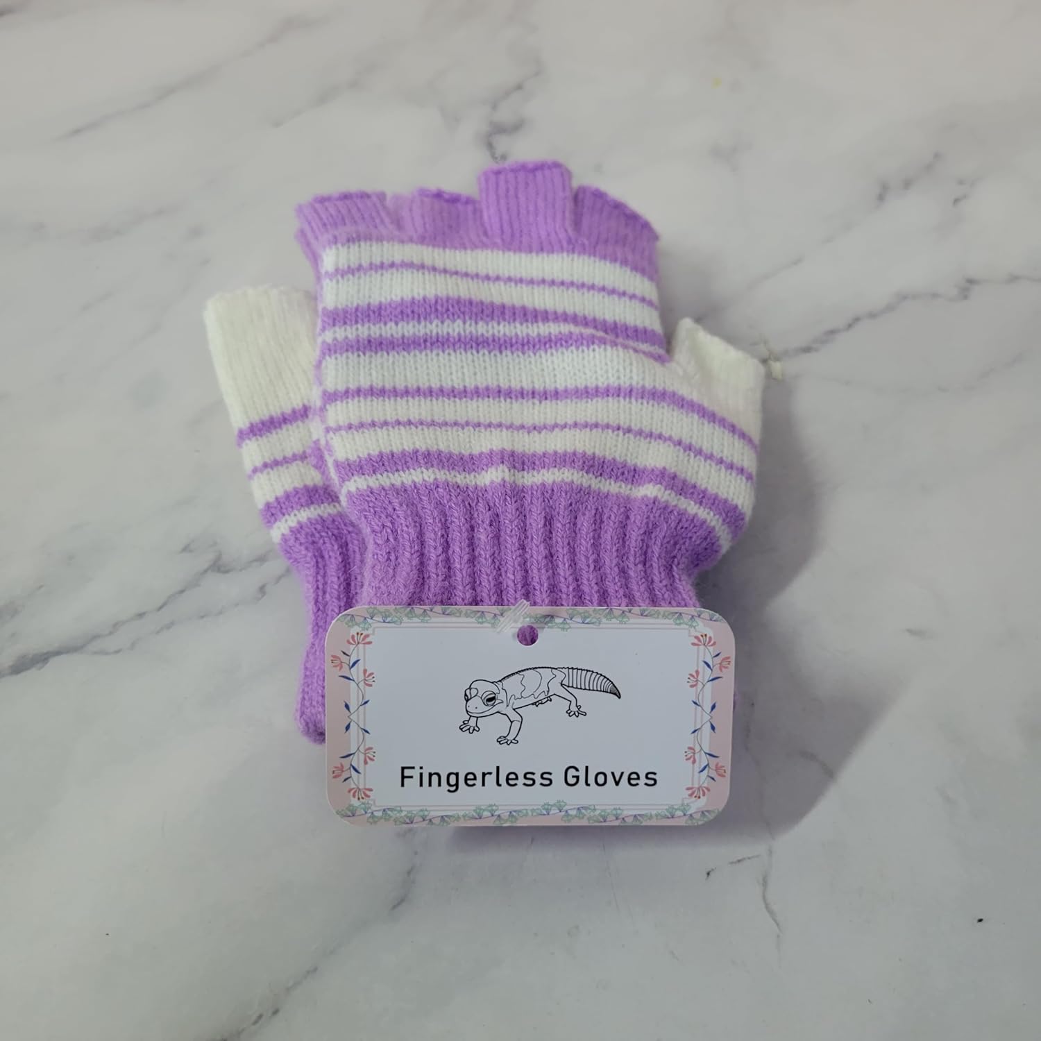 Fingerless gloves – Soft Knit Half Finger Gloves with Thumb Hole