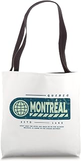 Montréal Quebec - Montreal Canada Travel Stamp Tote Bag