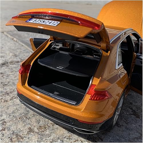 Miniatura 6 de HAYCHE Vehículo de coche de resina de aleación modelo 1 18 apto para Audi Q8 Simulación de aleación de fundición a presión modelo de automóvil para