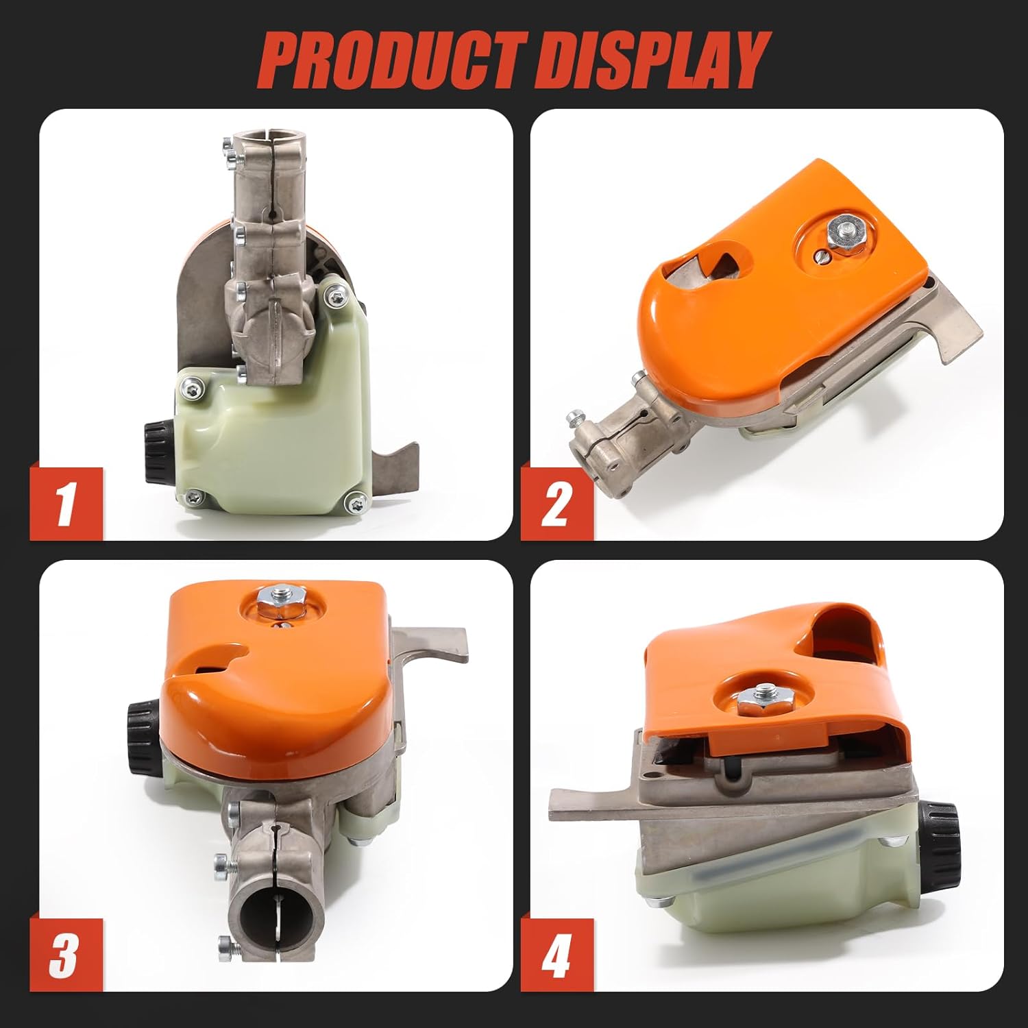 Gear Head Pole Saw Gearbox Compatible with Stihl HT73 75 100 101 130 131 250, KM90 KM110 KM130, FS85, WT Spur Sprocket 3/8-6T Pruner Pole Saw Tree Cutter Replaces 4182 200 0070 4138 205 0008